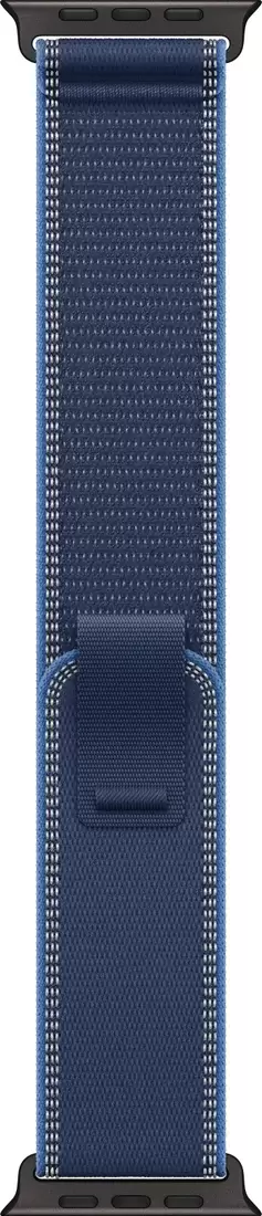 Умные часы Apple Watch Ultra 3 LTE 49 мм (титановый корпус, черный/синий, нейлоновый ремешок размера S/M) — изображение 3
