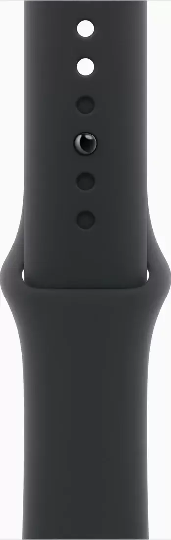 Умные часы Apple Watch Series 11 46 мм (алюминиевый корпус, черный/черный, спортивный силиконовый ремешок S/M) — изображение 3