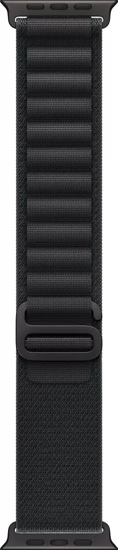 Умные часы Apple Watch Ultra 3 LTE 49 мм (титановый корпус, титановый/черный, текстильный ремешок размера S) — изображение 3