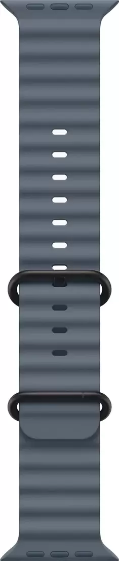 Умные часы Apple Watch Ultra 3 LTE 49 мм (титановый корпус, черный/синий, ремешок из эластомера) — изображение 3