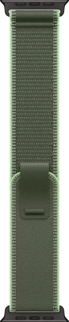 Умные часы Apple Watch Ultra 3 LTE 49 мм (титановый корпус, черный/зеленый, нейлоновый ремешок размера S/M) — изображение 3