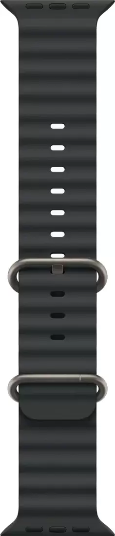 Умные часы Apple Watch Ultra 3 LTE 49 мм (титановый корпус, природный/черный, ремешок из эластомера) — изображение 3
