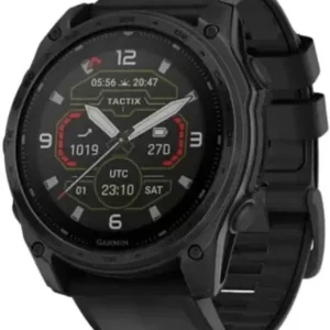 Умные часы Garmin Tactix 8 Solar 51 мм (с черным силиконовым ремешком)