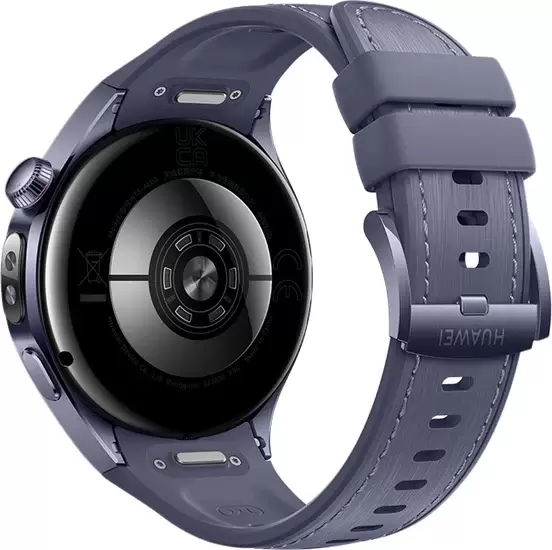 Умные часы Huawei Watch 5 46 мм (фиолетовый, с фиолетовым силиконовым ремешком, международная версия) — изображение 2
