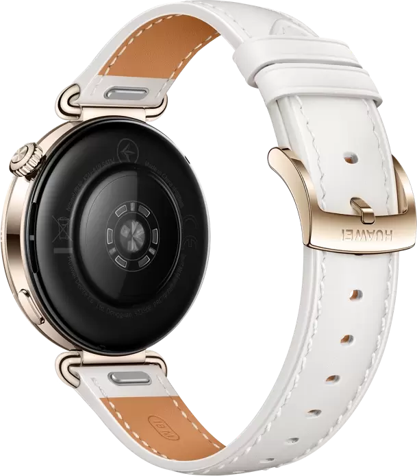 Умные часы Huawei Watch GT 6 41 мм (золотистый, с белым кожаным ремешком, международная версия) — изображение 6