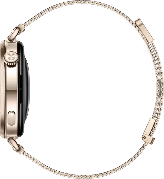 Умные часы Huawei Watch GT 6 41 мм (золотистый, с золотистым миланским браслетом, международная версия) — изображение 4