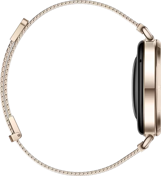 Умные часы Huawei Watch GT 6 41 мм (золотистый, с золотистым миланским браслетом, международная версия) — изображение 5