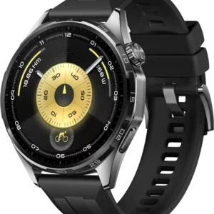 Умные часы Huawei Watch GT 6 46 мм (черный, с черным силиконовым ремешком, международная версия)