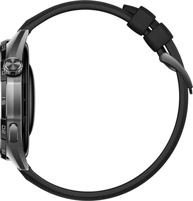 Умные часы Huawei Watch GT 6 46 мм (черный, с черным силиконовым ремешком, международная версия) — изображение 4