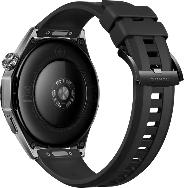 Умные часы Huawei Watch GT 6 46 мм (черный, с черным силиконовым ремешком, международная версия) — изображение 6