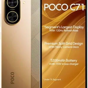 Смартфон POCO C71 3GB/64GB международная версия (золотистый)