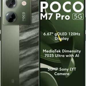 Смартфон POCO M7 Pro 5G 12GB/256GB международная версия (зеленый)